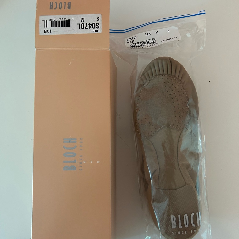 Bloch Tan Pulse Jazz Shoes